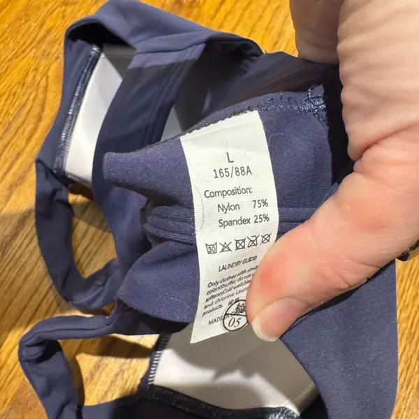 navy sports bra Blue Size L - Image 3