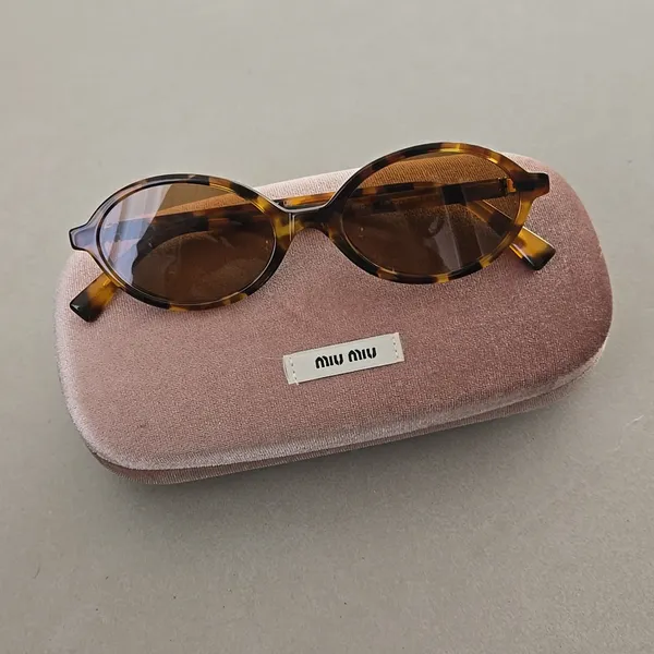 Authentic Miu Miu Regard Sunglasses With Box - Image 3