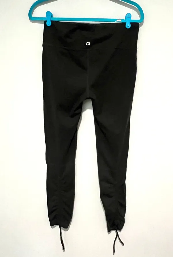 Maternity Black Workout Leggings Pants - Image 2