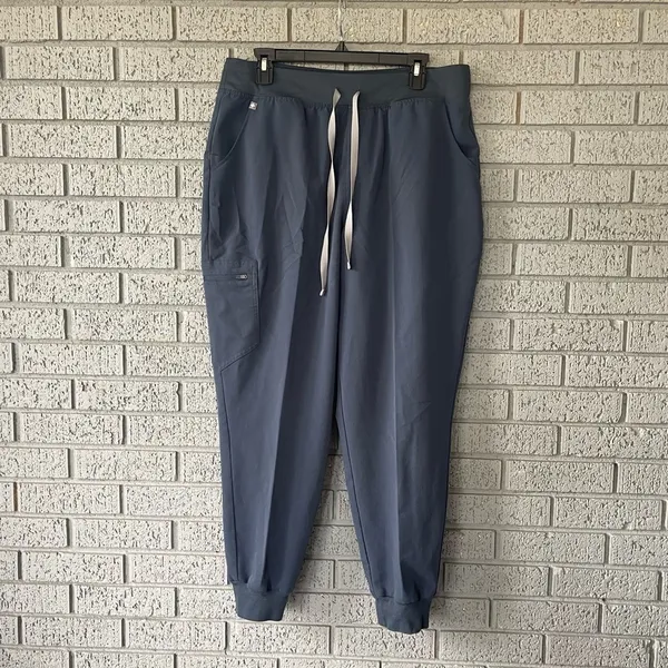 Figs High Waisted Zamora Jogger Scrub Pants Dark Harbour Size XL - Image 4
