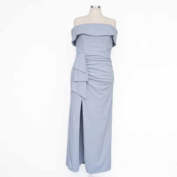 XSCAPE‎ -  Plus Size Off-The-Shoulder Gown Style 3760X - Image 2