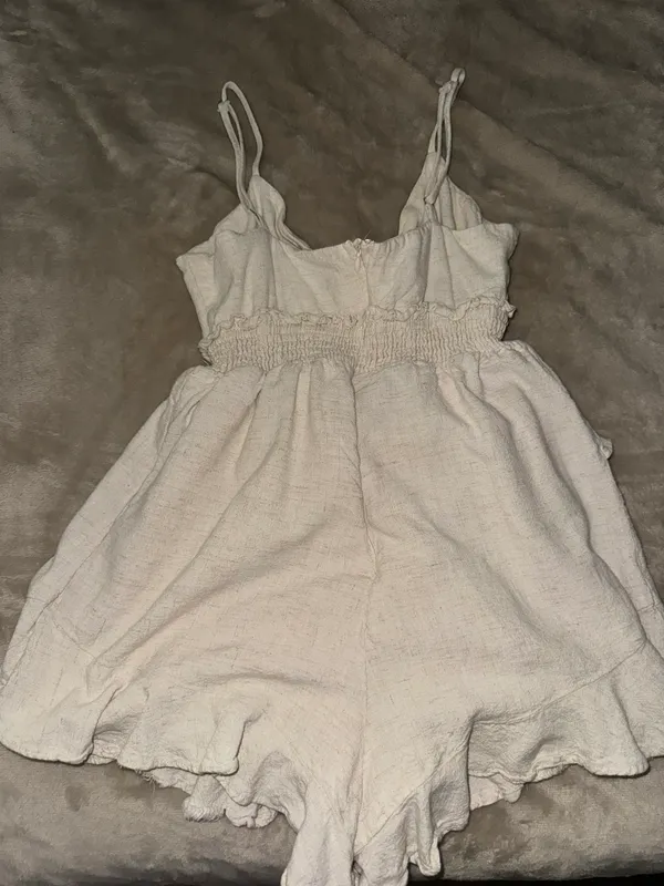 Saints + Secrets White Romper - Image 3