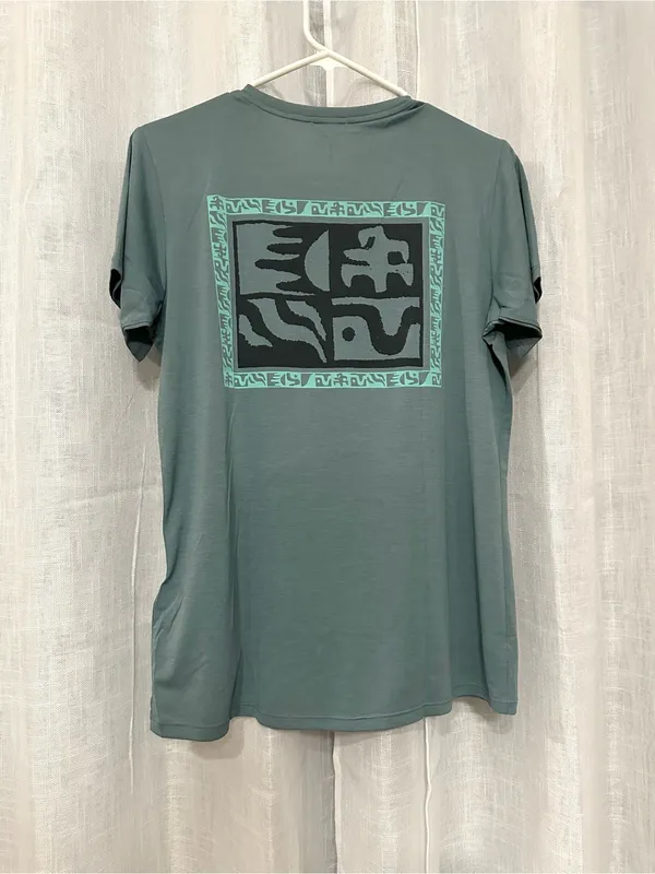 Patagonia Capilene Cool Daily Graphic Shirt Mother Rays Blue Sage Women's M NWT - Image 6