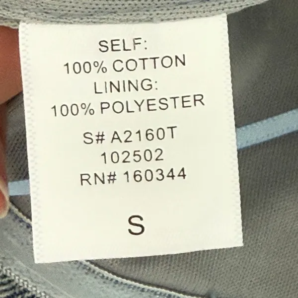 Sorella Denim‎ Zip Up Corset Size Small Chic Blogger Fav - Image 8