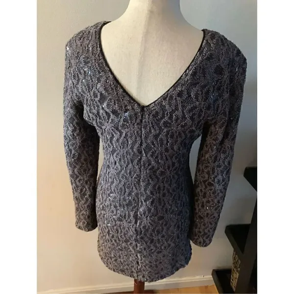 M M couture blue dress size medium New Year’s Eve - Image 3