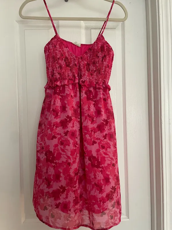 Peach Love Pink floral sundress - Image 2