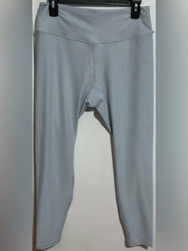 #67 Fabletics Light Blue Heather Flex High-Waisted Leggings Size XL - Image 6