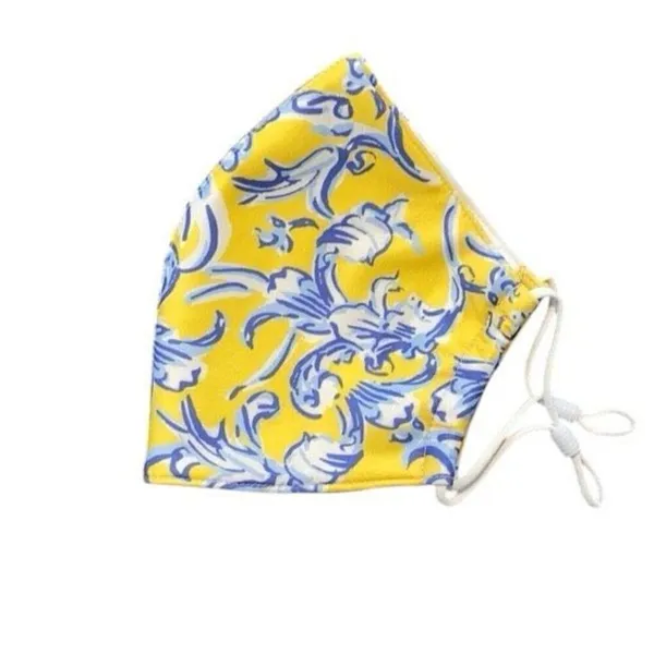 ✨NIP Tory Burch Floral Two Layer Adjustable Mask Face Cover✨ - Image 4