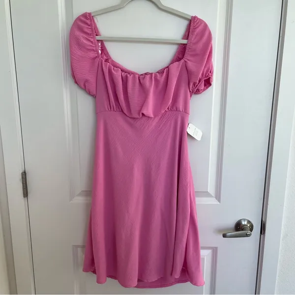 NEW Altar’d State Pink Mini Dress Size XL available NWT - Image 4