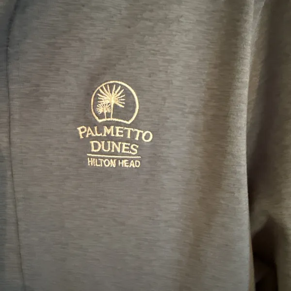 Women's Puma Blue Full Zip Golf Jacket Palmetto Dunes Hilton Head Large - Image 3