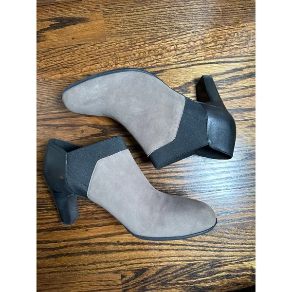 Abeo VICTORY Chelsea Elastic Slip On Heel Boots Booties Womens Size‎ 9 - Image 5