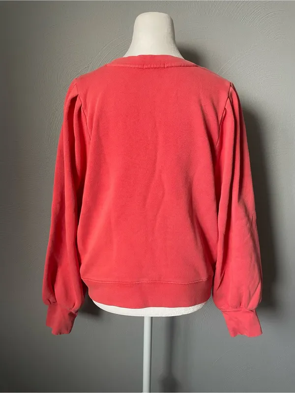 RAILS Cherry Tiffany Puff Balloon Sleeve Cotton Fleece Sweatshirt - Image 5