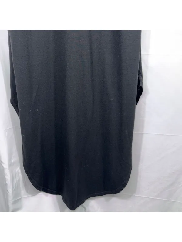 Black Sleeveless Maxi Dress Small Minimalist Stretch - Image 6