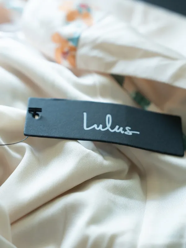Lulus - Still The One Floral Faux Wrap Gown In‎ Cream Floral Print - Image 9