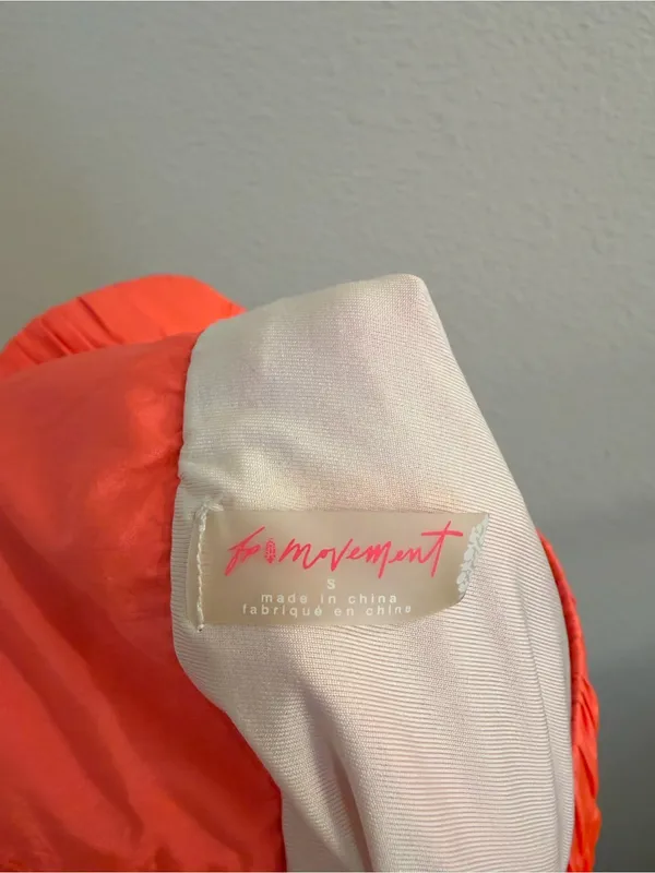 Free People Movement The Way Home Run Shorts Neon Coral Small - Image 6