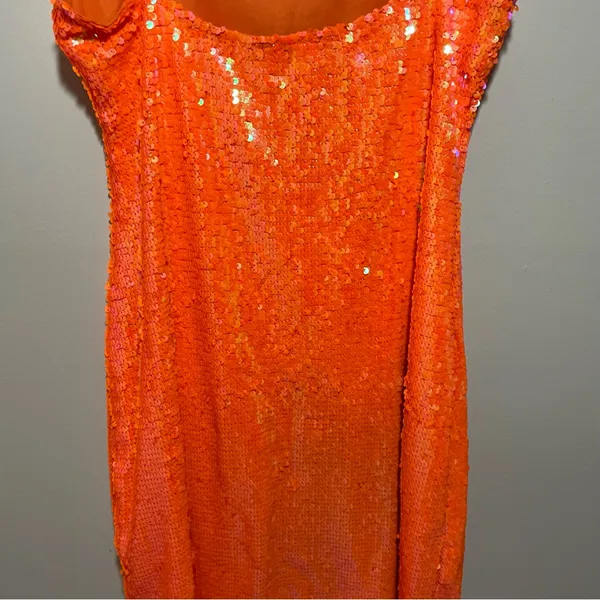 Motel Rocks Lucky Sequin Square-Neck Mini Dress - Image 8