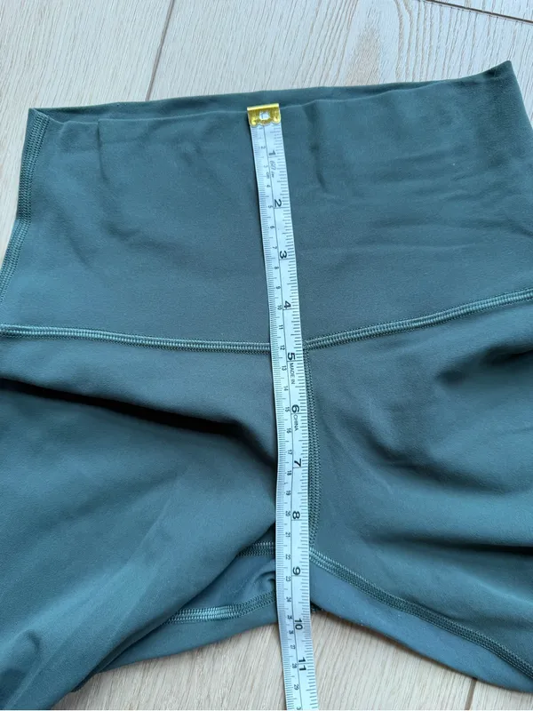 Lululemon Align High-Rise Pant 25" Dark Forest Sage Green Size 2 - Image 10