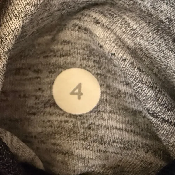 Lululemon Scuba Full Zip Hoodie Grey‎ Space Dye Heathered Jacket Womens 4 - Image 4