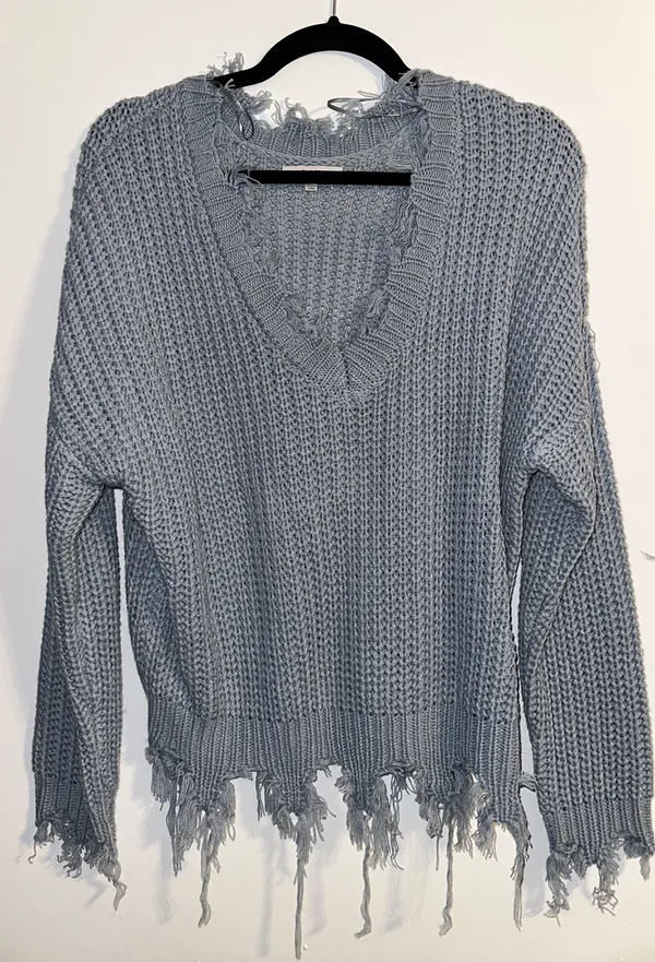 Love Tree Fringed Sweater - Image 2