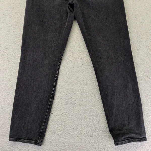 American Eagle Strigid Mom Jean Women 6 Regular‎ Washed Black High Rise - Image 10