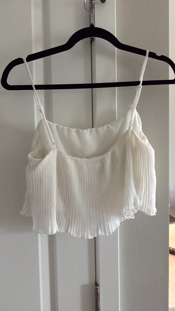 Princess Polly Top Crop White - Image 4