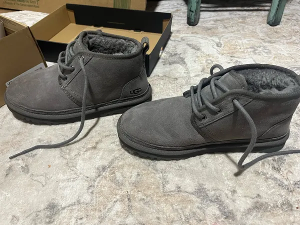 UGG Neumel Boots Grey Suede - Image 2