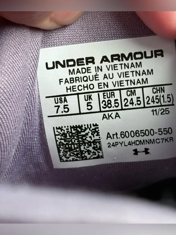 Under Armour ST Court Suede Sneakers Women’s 7.5 Mauve New - Image 7