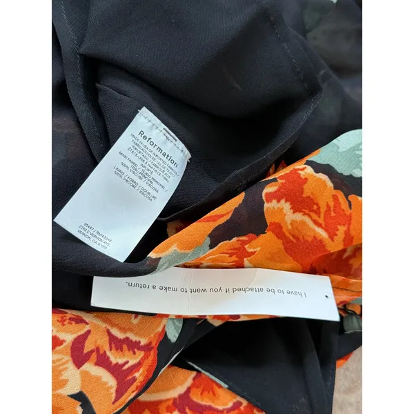 NEW NWT Reformation Parma Dress Consuelo Floral size Small - Image 7