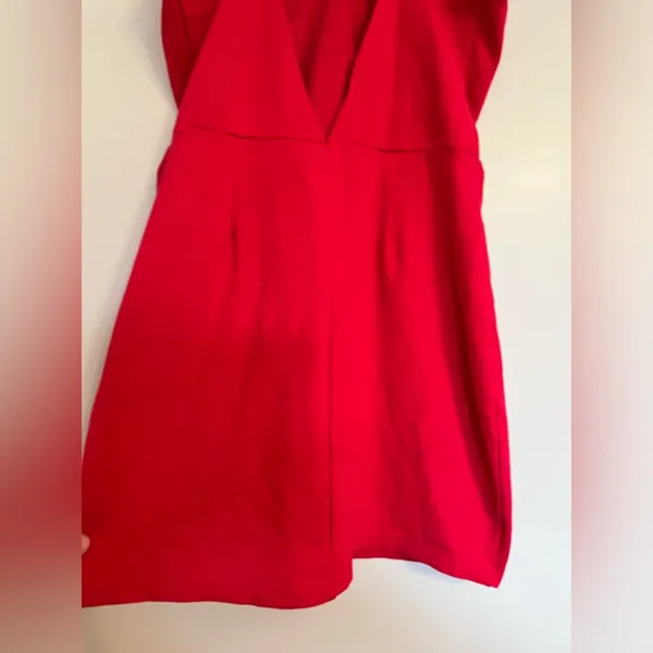 Charlotte‎ Russe Bodycon Strappy Mini Dress Dark Pink Size Medium - Image 3