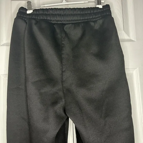 SheIn Black Jogger Sweatpants Small With Elastic Waistband and Cuffs - Image 4