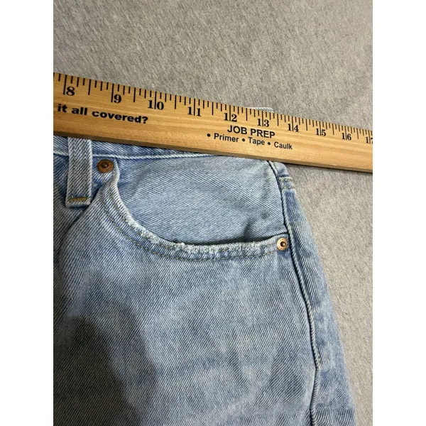 Levi's 501 Denim Shorts Womens 26 High Rise Button Fly Cut Off Light Wash #I10-1 - Image 8