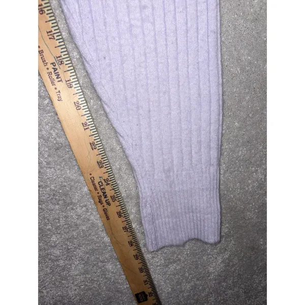 Free People Intimately Around the Clock Cozy Jogger Pants Purple Ribbed, Size Xs - Image 9