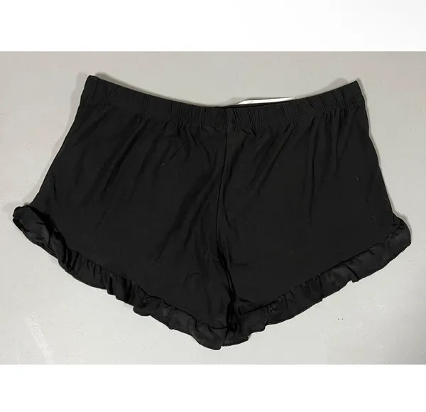 Black White Bow Frill Ruffle Shorts Bottoms Size S 🤍🖤 - Image 4