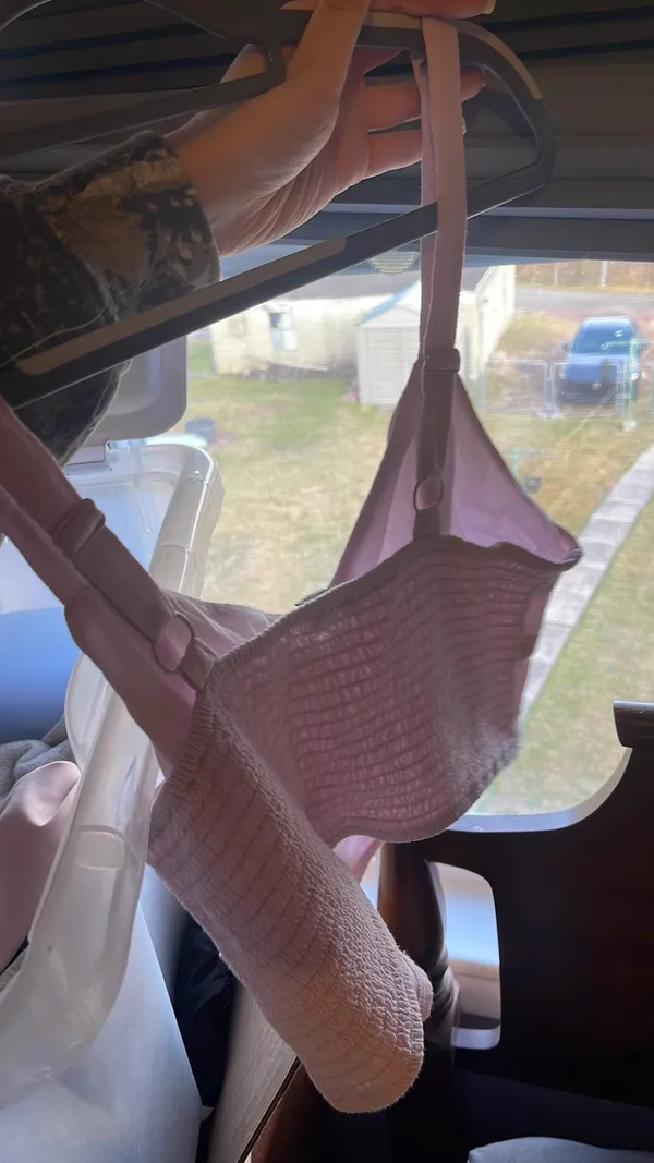 American Eagle Linen Crop Top - Image 3