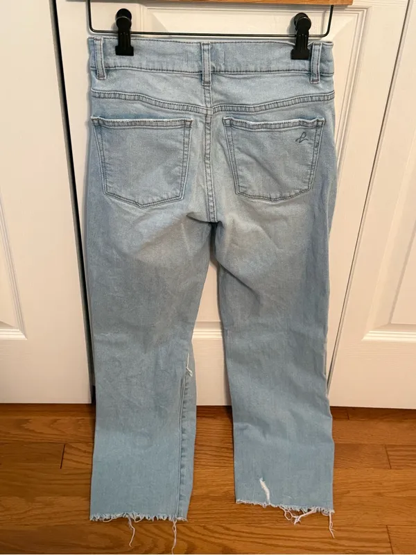 DL1961 Straight Leg Light Wash Jeans - Image 3