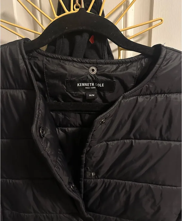 Black Kenneth Cole Puffer Vest - Image 2