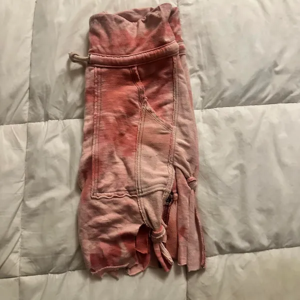Free People Movement distressed water color slit mini skirt - Image 2