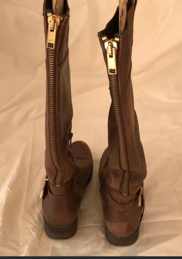 Steve Madden brown leather boots - Image 4