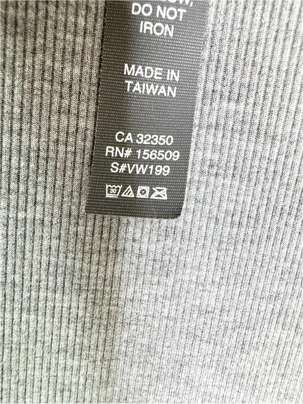 NEW Vuori Women’s Long Sleeve Ribbed Mudra Fitted Tee Top Gray Size XL - Image 8