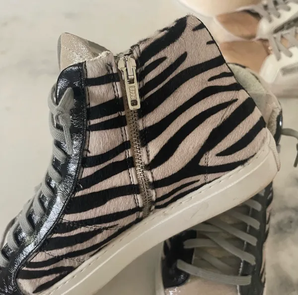 P448 Sneakers Zebra High Top Sneakers - Image 7