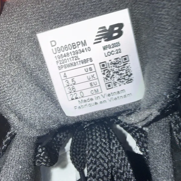 New Balance 9060 black sneakers #newbalance #trainers women size 4 - Image 8