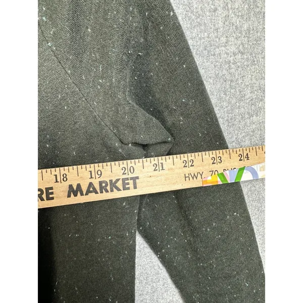 Ann Taylor Loft‎ Hoodie Sweatshirt Jacket Womens Medium Green Open Long Sleeve - Image 6