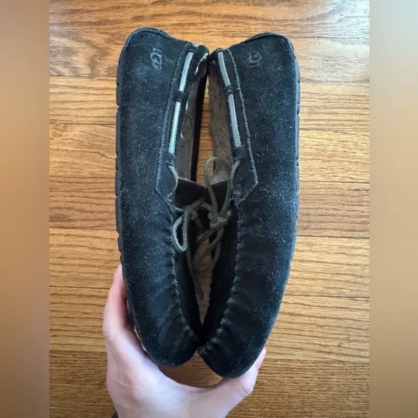 Ugg Olsen Men Slippers Suede Black Us 10 /Uk 9 /Eu 43 - Image 4