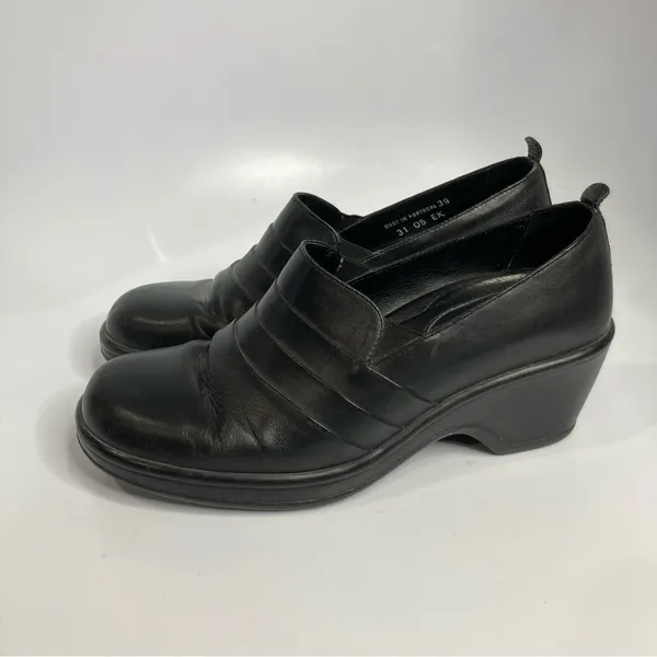 Dansko black leather‎ clogs size 39 - Image 4