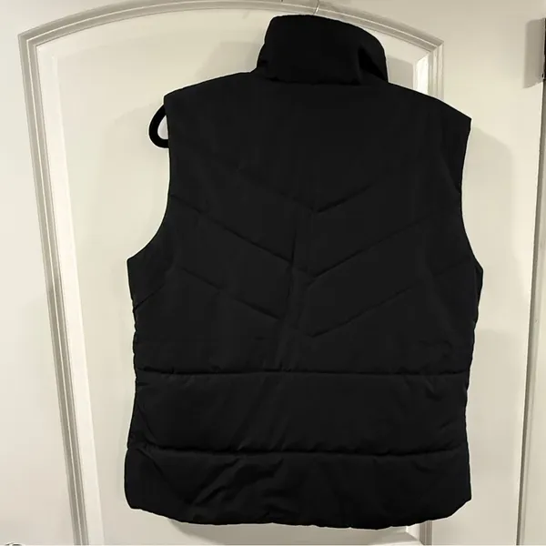 Columbia Women’s Black Insulated Puffer Vest Size L Full Zip Pockets Lightweight - Image 3
