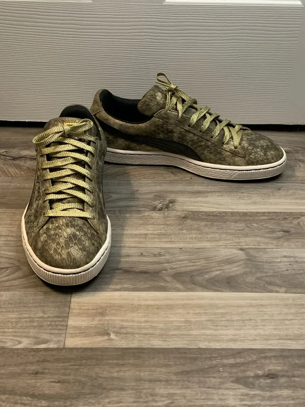 Puma Sneakers Gold metallic low tops - Image 2