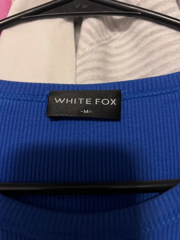 White Fox Cropped Boutique T-Shirt - Image 2