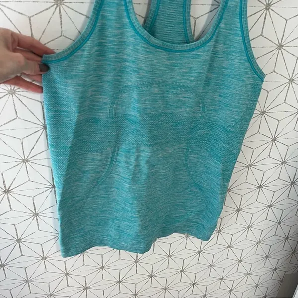 Lululemon Swiftly Tech Tank Marled Teal - Image 2