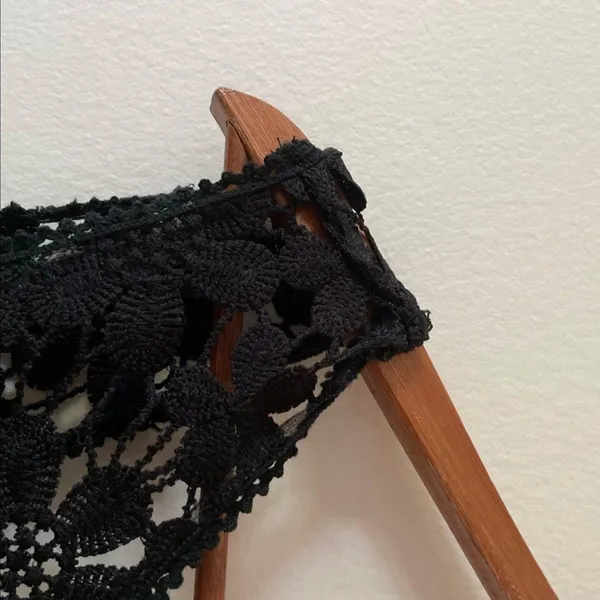Black Lace Maxi Dress Size M - Image 9