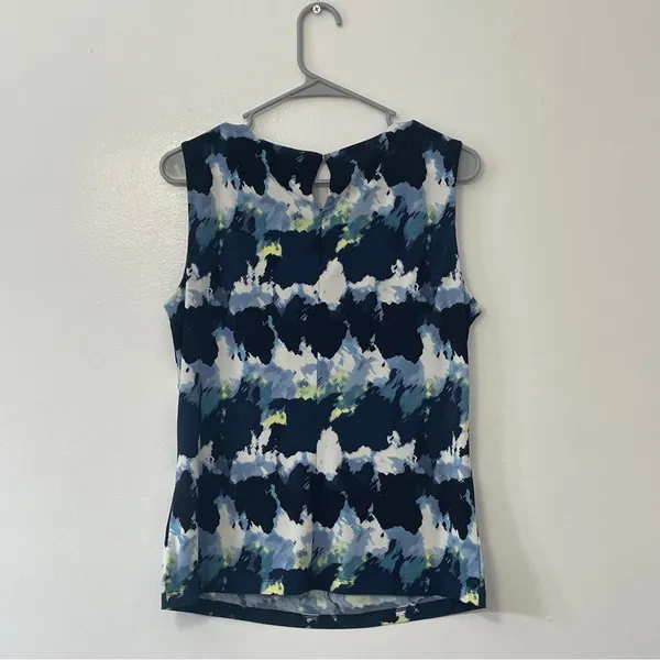 NWT Calvin Klein Watercolor Pleat Knit Cami | Size: Medium - Image 4